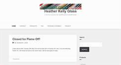 Desktop Screenshot of heatherkellyglass.co.uk