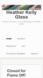 Mobile Screenshot of heatherkellyglass.co.uk